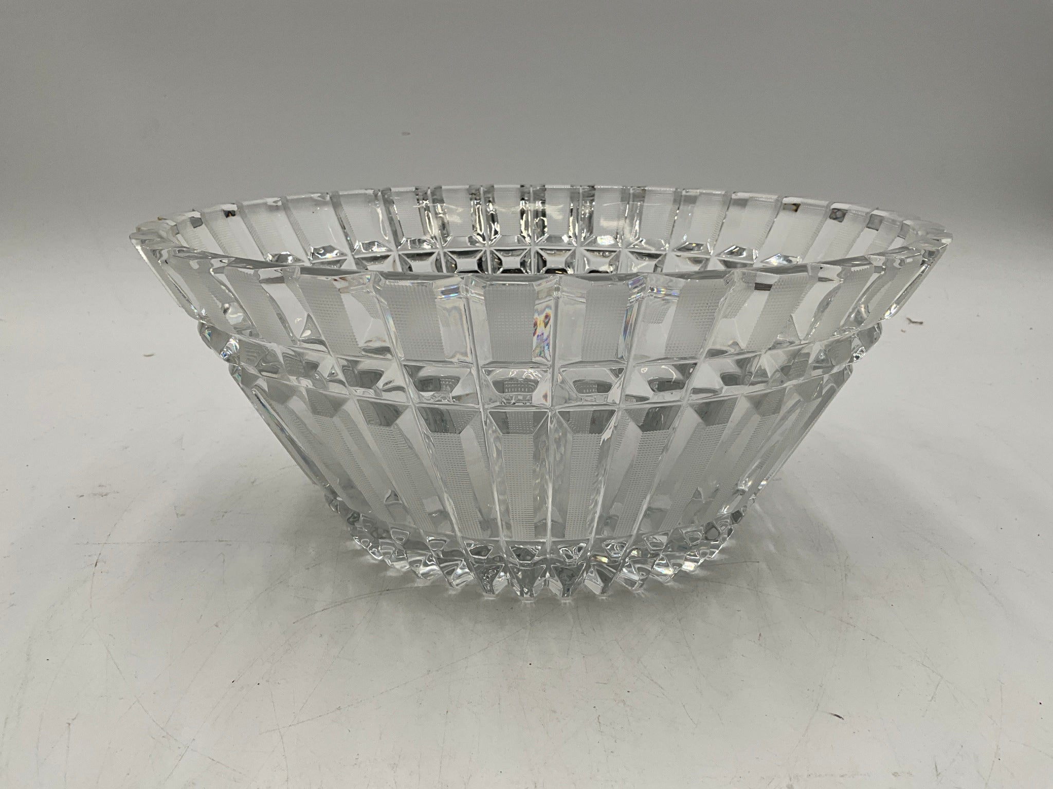 Cut Crystal Oblong Bowl